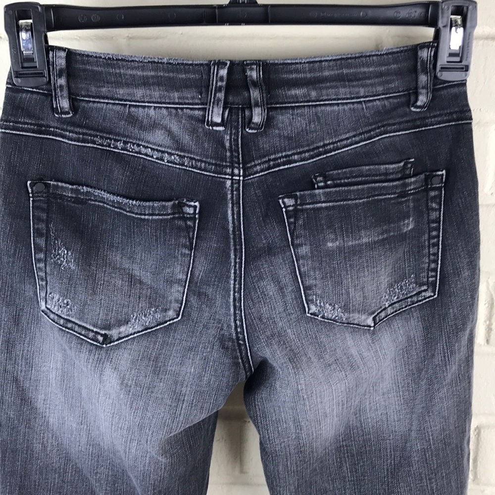 Jolt Black Rip Style Jeans - Picture 8 of 8